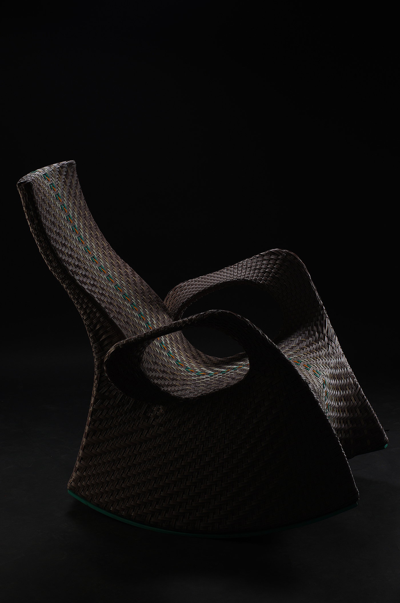 Leisure chair，Aluminum frame，wicker，Cane chair，furniture design ，industrial design，