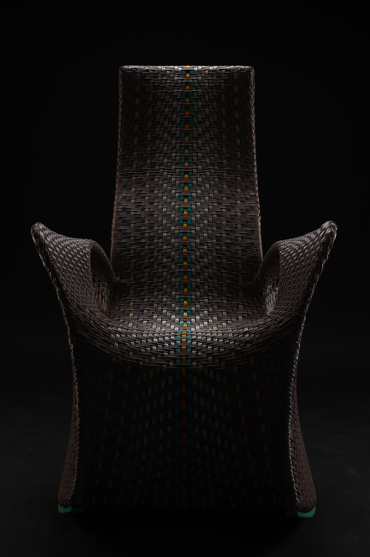 Leisure chair，Aluminum frame，wicker，Cane chair，furniture design ，industrial design，