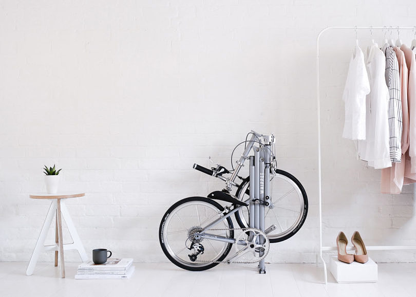 自行车，折叠，小巧，产品设计，简约，