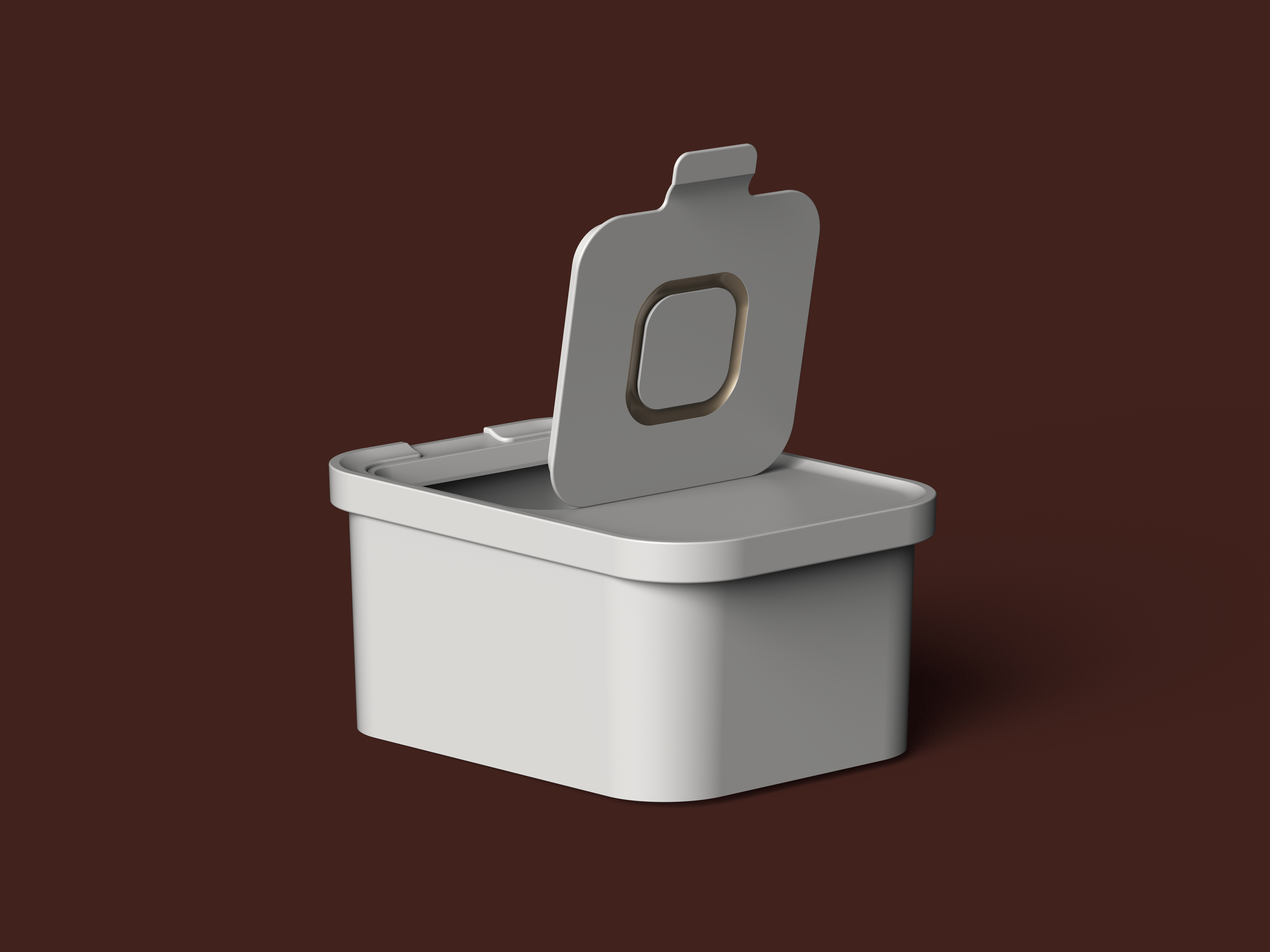 White products，Rice bucket，Minimalist design ，