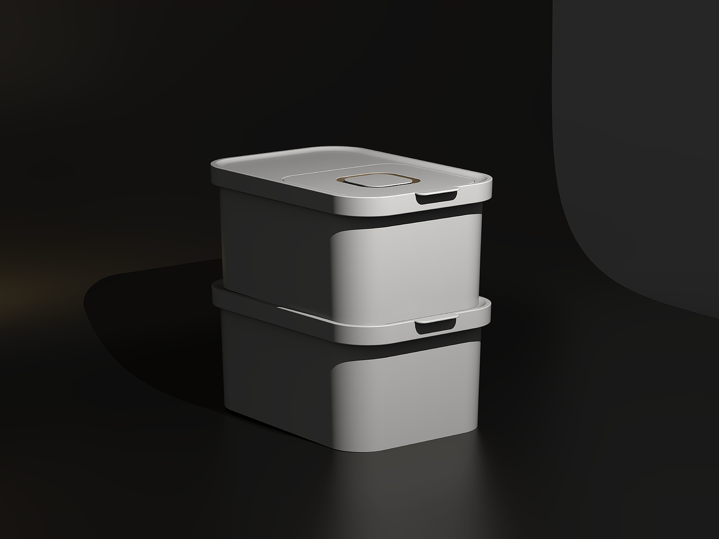 White products，Rice bucket，Minimalist design ，