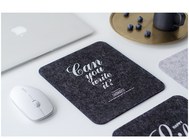Mouse pad，original，Typesetting design，product design，felt，