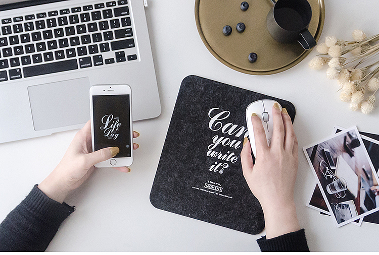 Mouse pad，original，Typesetting design，product design，felt，