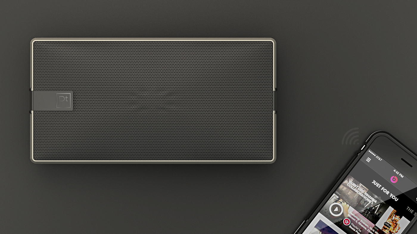 Platinum，Bluetooth Speaker ，Sense of science and technology，fashion，Best buy，Excellent sound quality，Portable，product design，