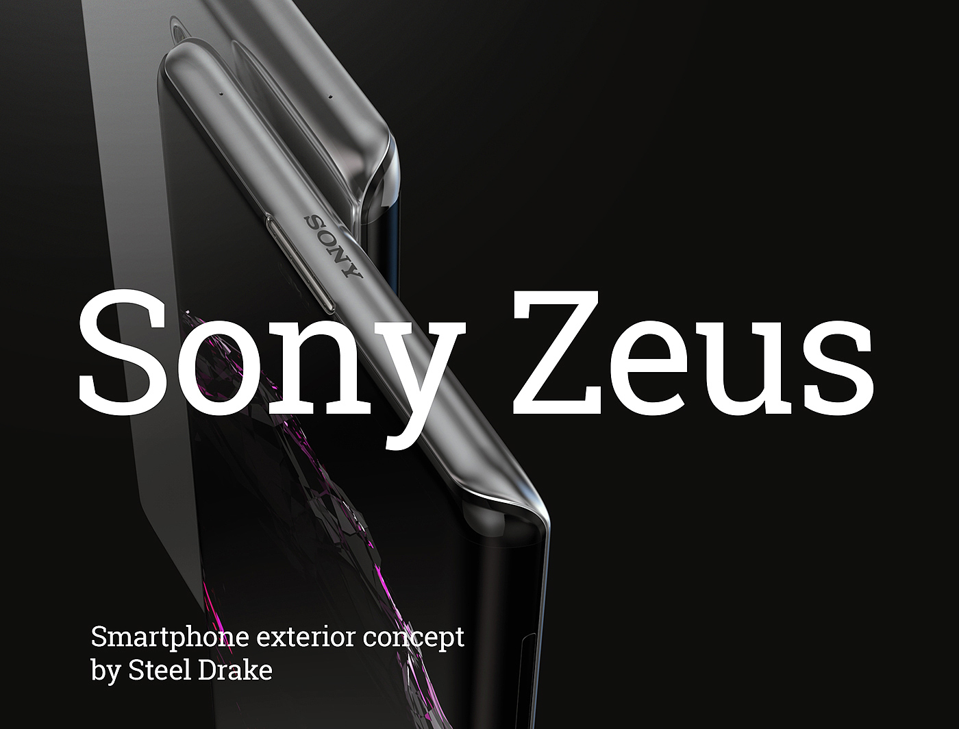 sony，索尼，智能手机，外观设计，zeus，宙斯，概念设计，