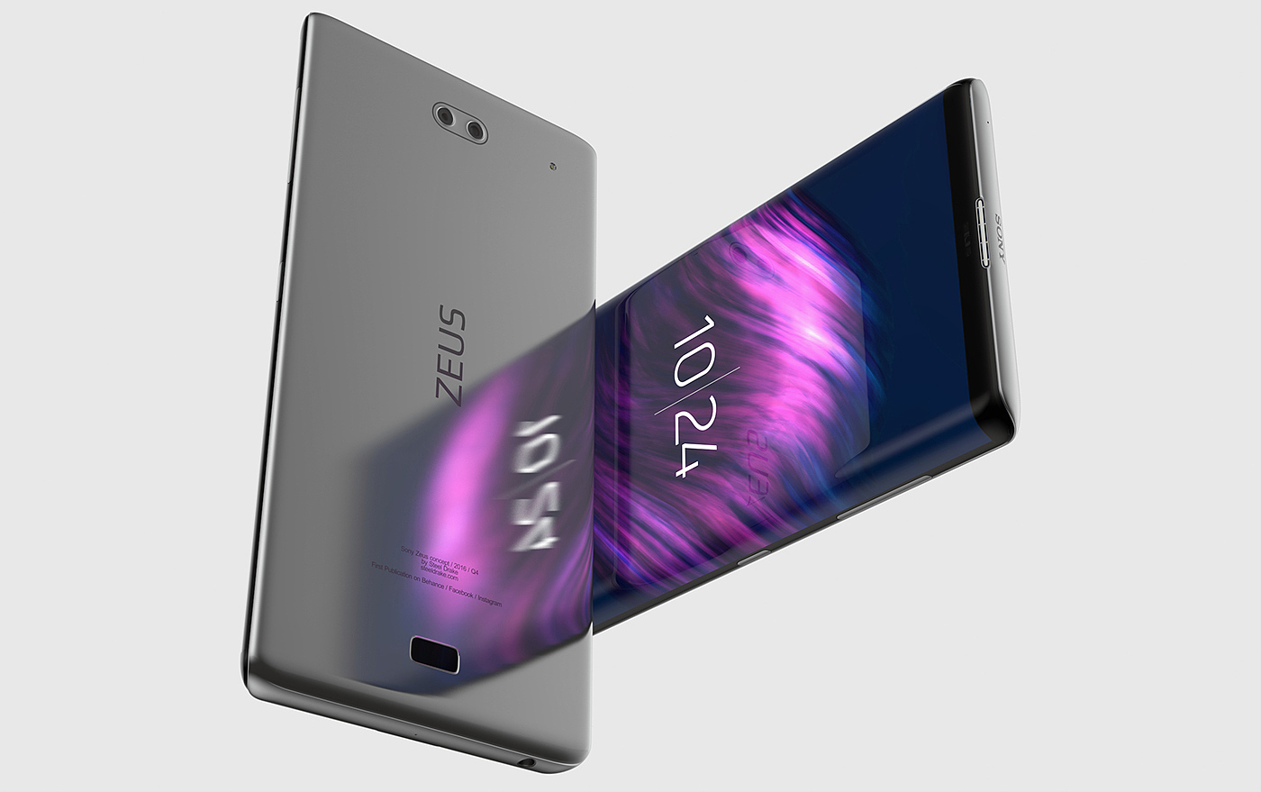 sony，Sony，Intelligent mobile phone，Appearance design，zeus，Zeus，conceptual design，