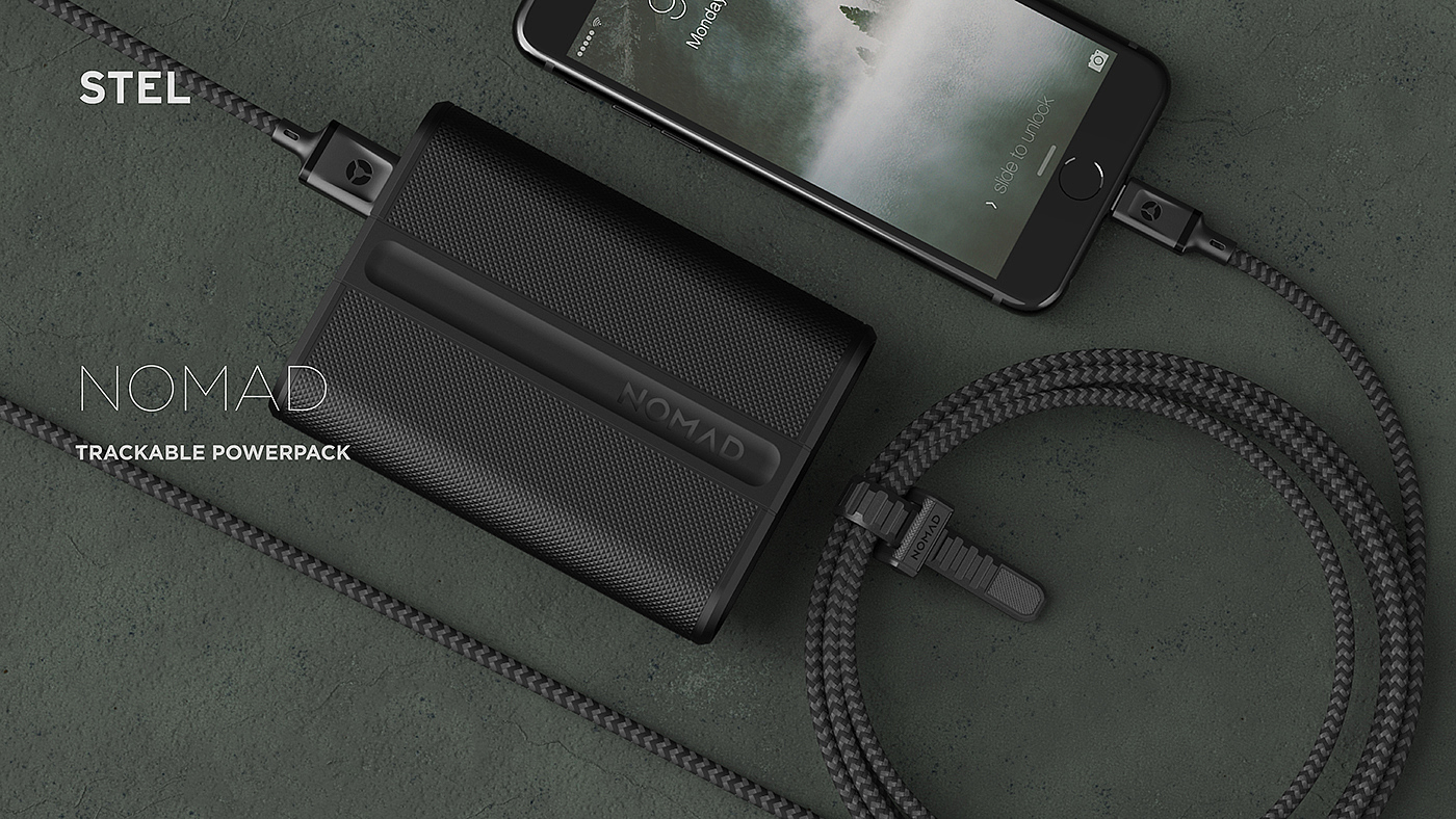 powerful，Functionality，details，nomad，powerpack，portable source，portable battery，Mobile location，product design，