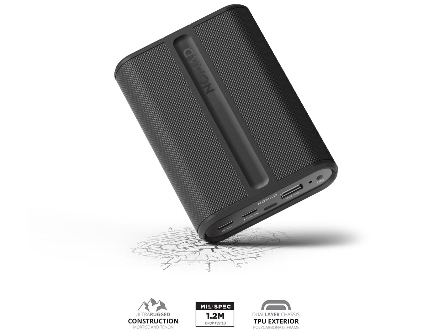 powerful，Functionality，details，nomad，powerpack，portable source，portable battery，Mobile location，product design，