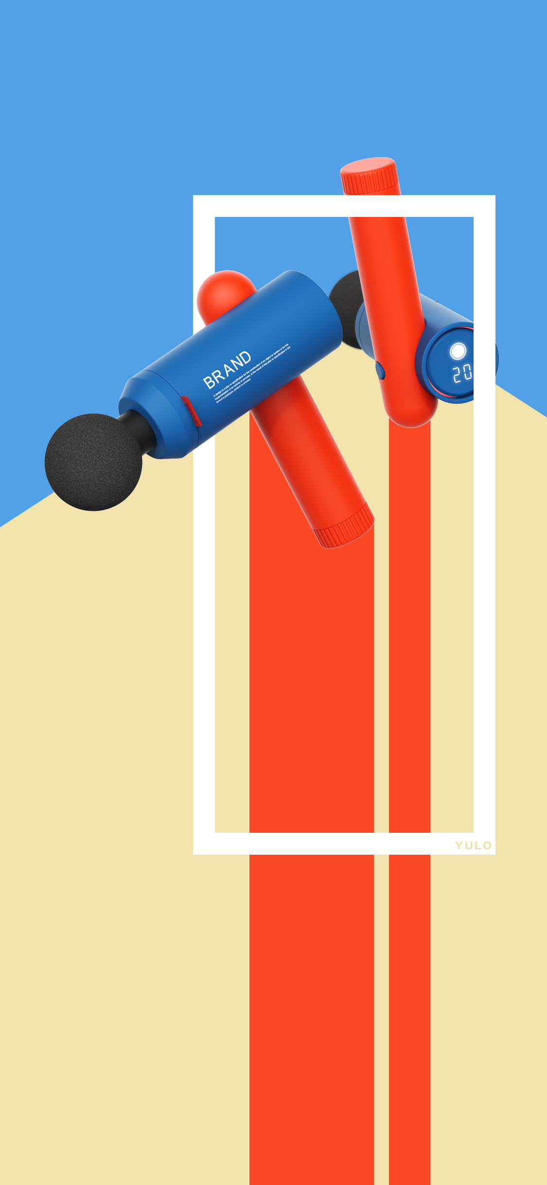 Fascia gun，One shot design，yooooooooooooooooo，