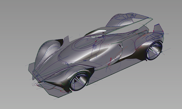 Sports car，General image，Model，sketch，Ferrari，