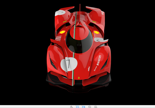 Sports car，General image，Model，sketch，Ferrari，