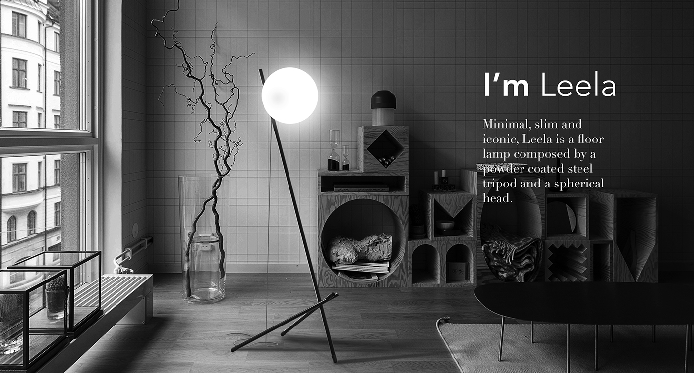 Lightness，unique，leela，Floor lamp，lamps and lanterns，industrial design，