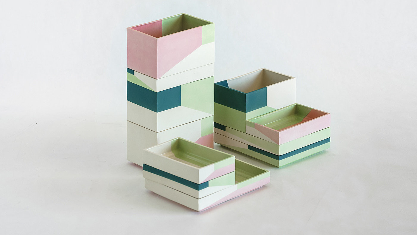 模块化，陶瓷容器，家居用品，创意产品，Modular Ceramics，