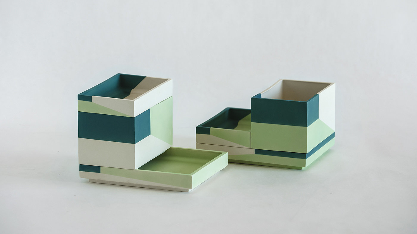 模块化，陶瓷容器，家居用品，创意产品，Modular Ceramics，