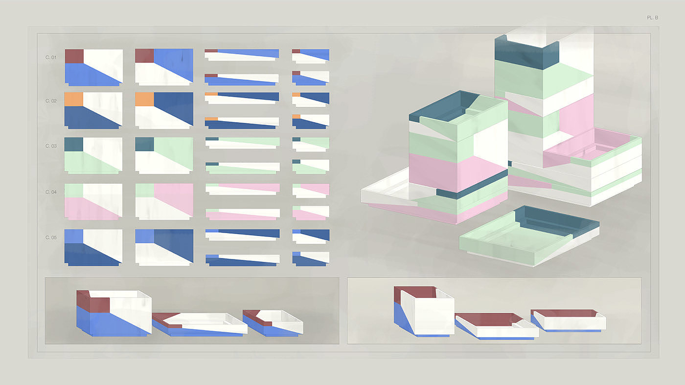 modularization，Ceramic container，Housewear & Furnishings，Creative products，Modular Ceramics，