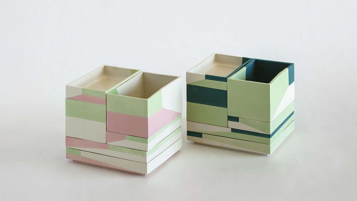 模块化，陶瓷容器，家居用品，创意产品，Modular Ceramics，