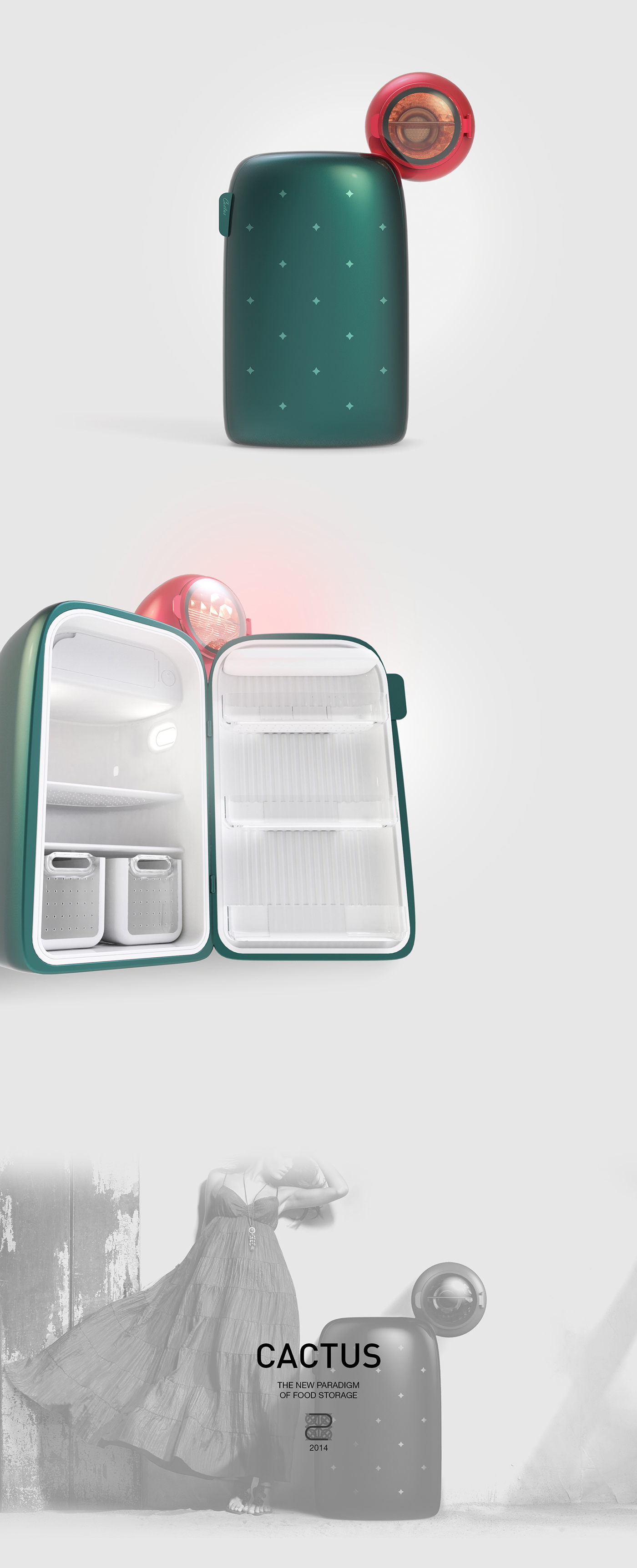 cactus，Refrigerator，refrigeration，heating，General image，