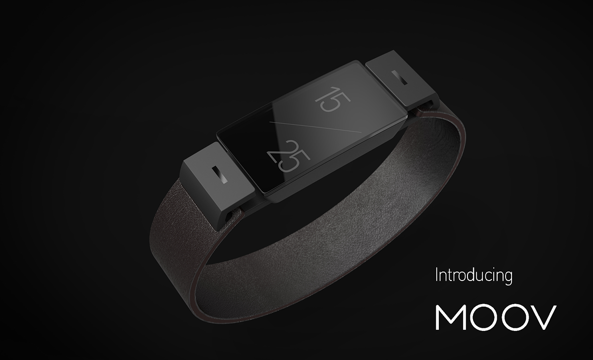 moov，intelligence，Wrist watch，General image，industrial design，