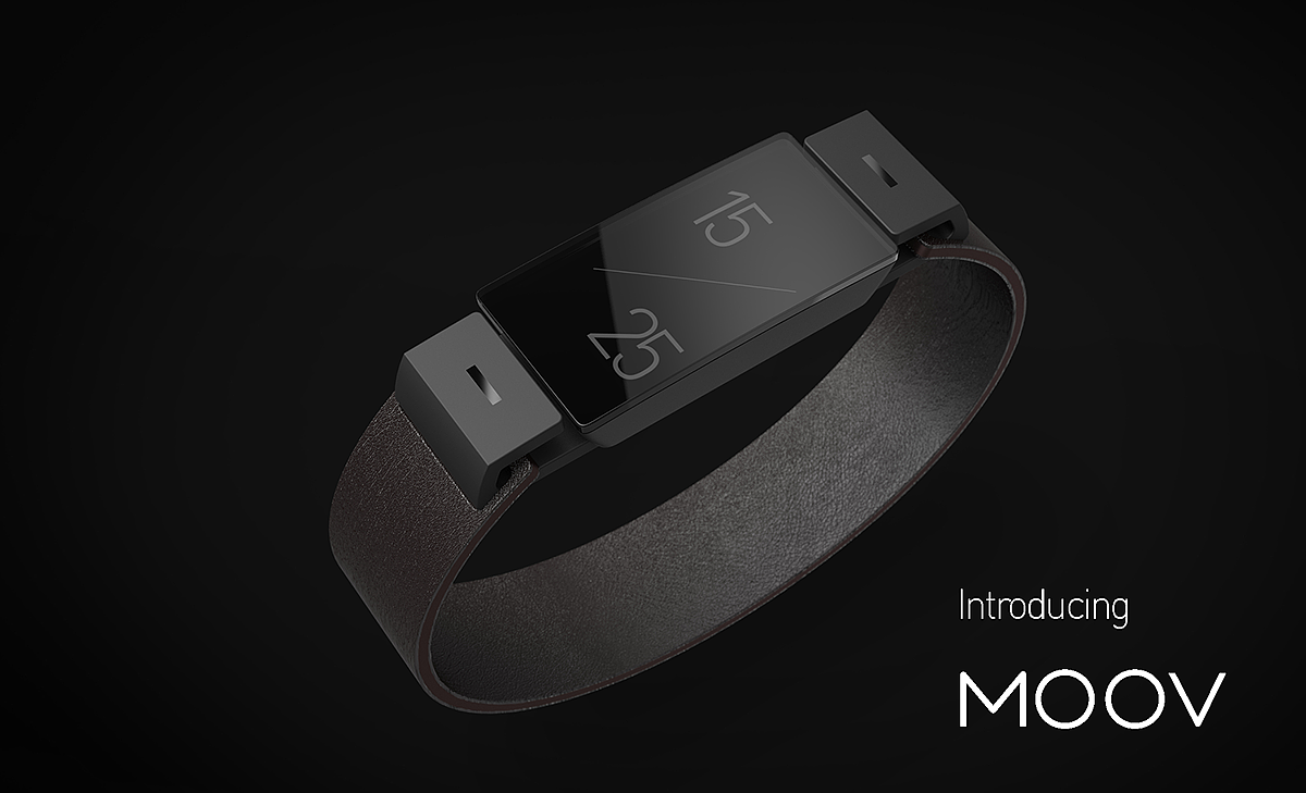 moov，intelligence，Wrist watch，General image，industrial design，