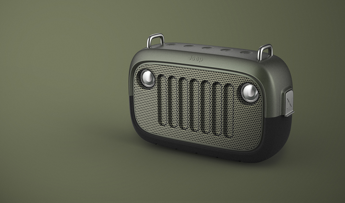 jeep，outdoors，Bluetooth Speaker ，industrial design，General image，