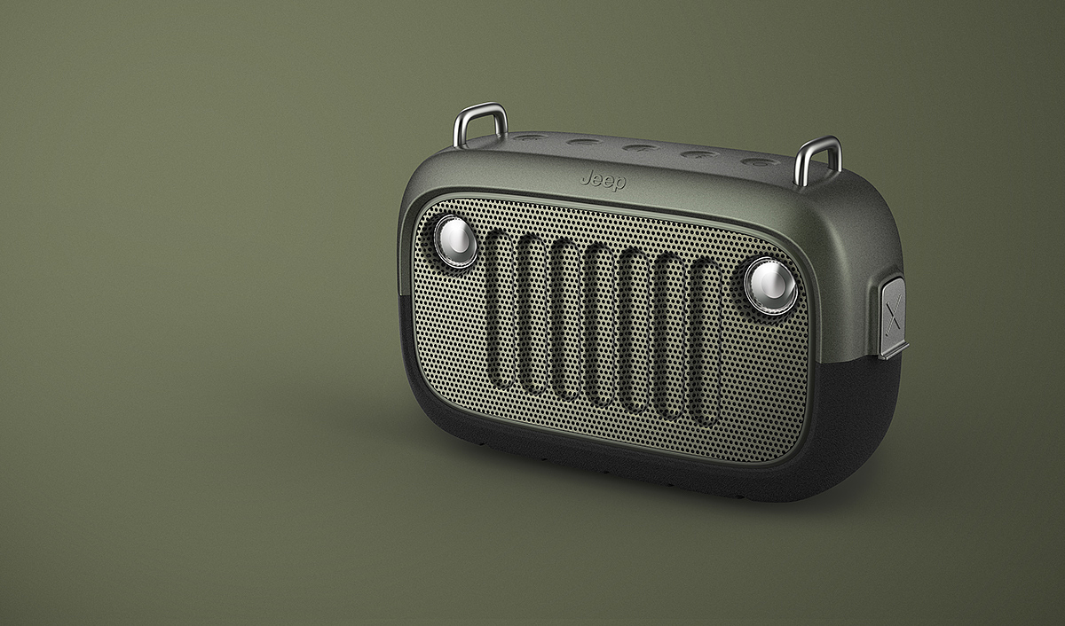 jeep，outdoors，Bluetooth Speaker ，industrial design，General image，