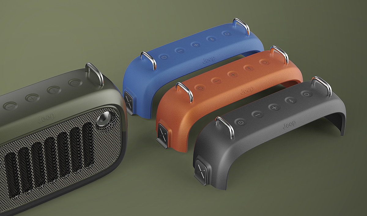 jeep，outdoors，Bluetooth Speaker ，industrial design，General image，