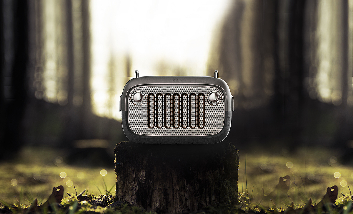jeep，outdoors，Bluetooth Speaker ，industrial design，General image，