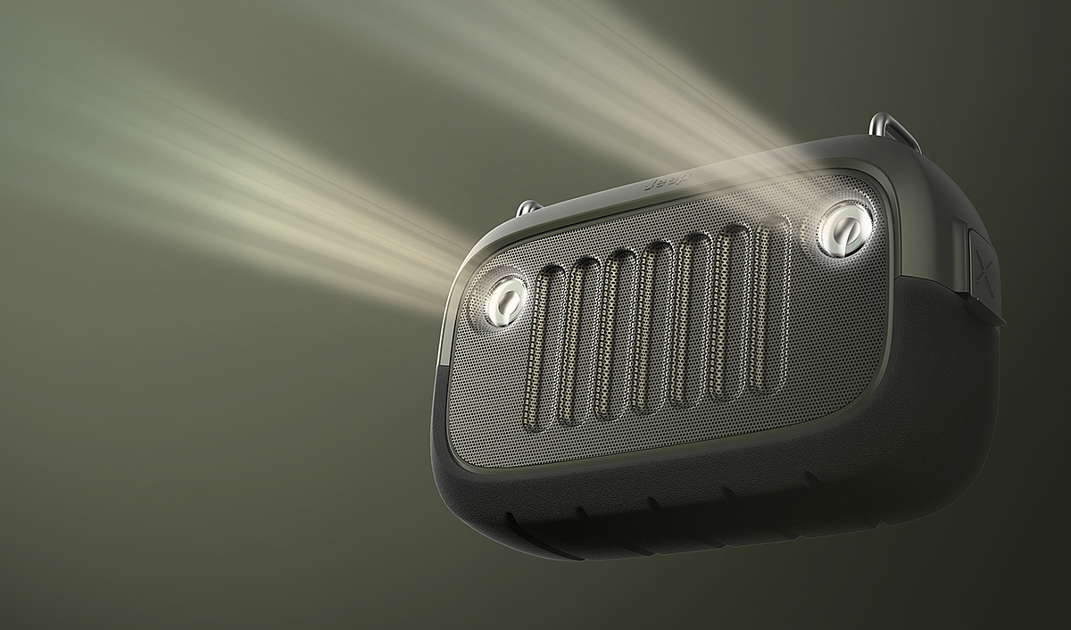 jeep，outdoors，Bluetooth Speaker ，industrial design，General image，