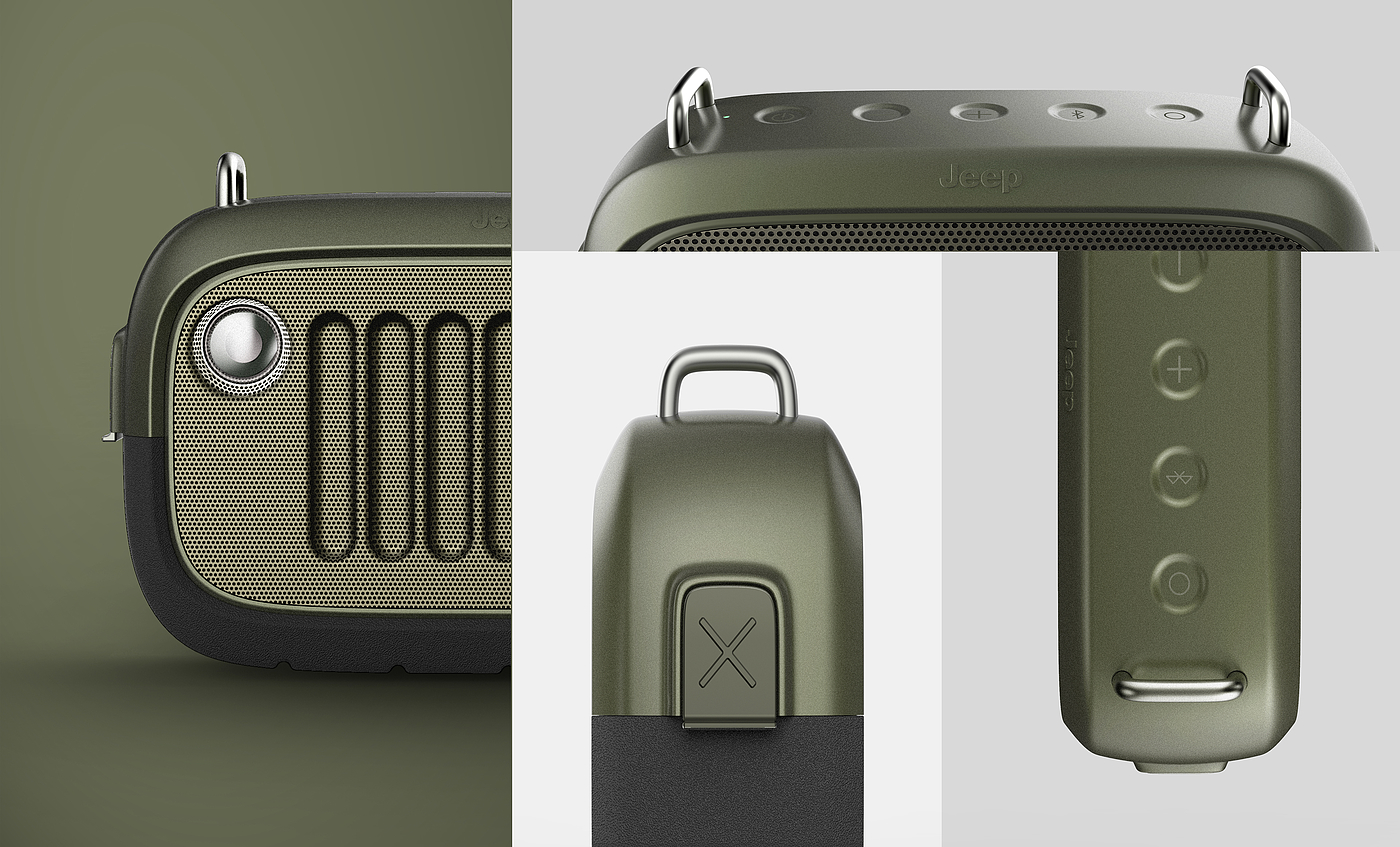jeep，outdoors，Bluetooth Speaker ，industrial design，General image，