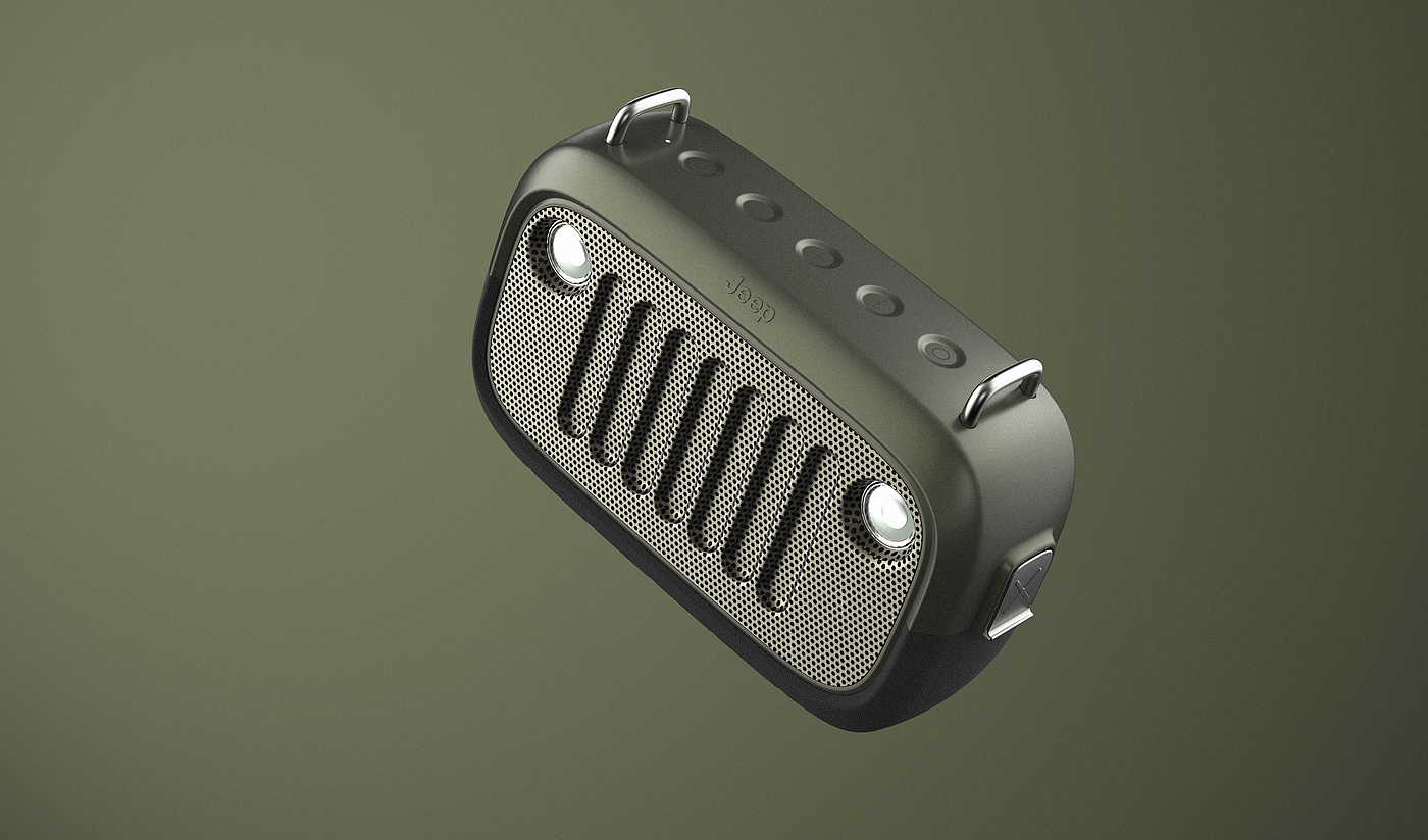 jeep，outdoors，Bluetooth Speaker ，industrial design，General image，