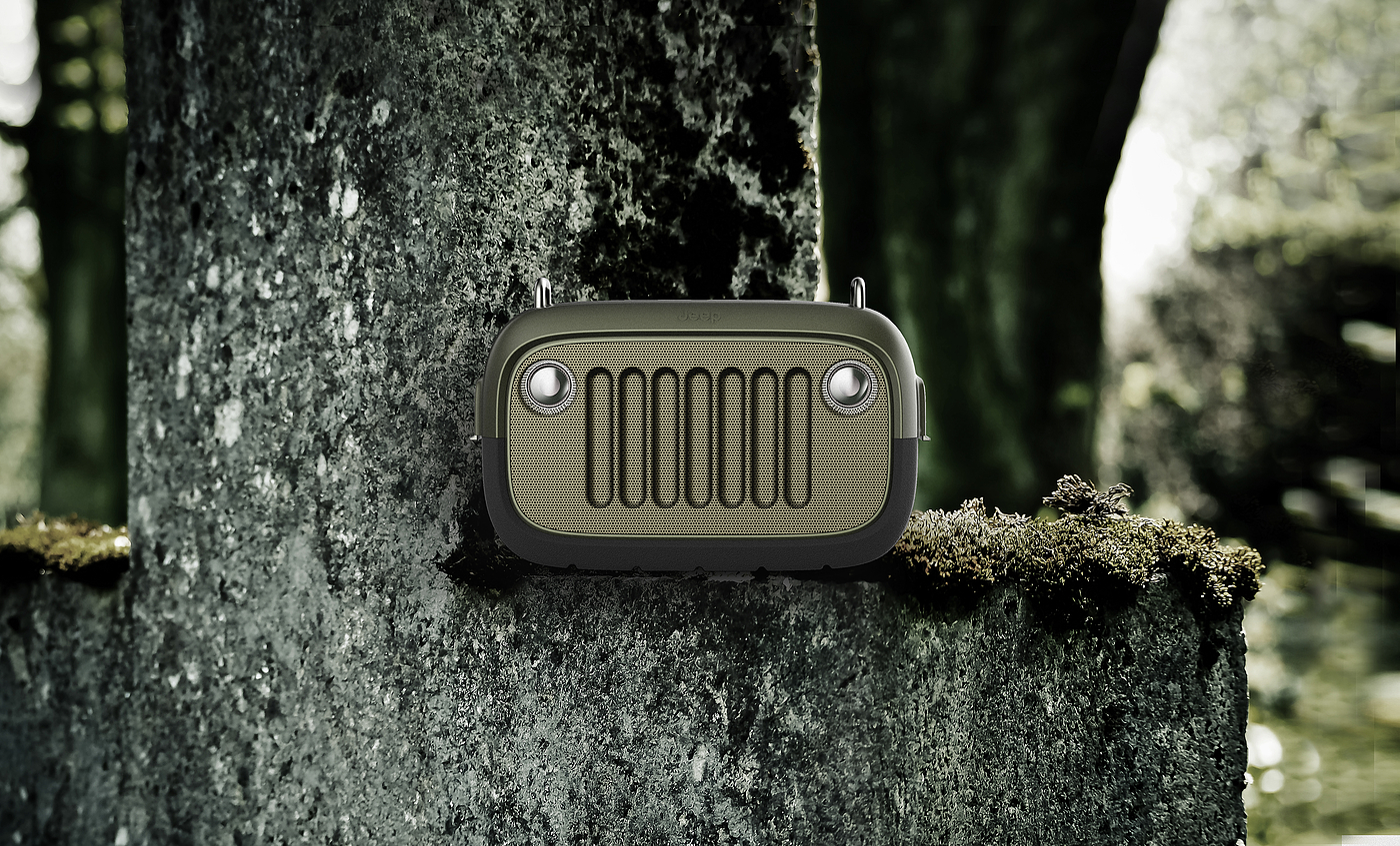 jeep，outdoors，Bluetooth Speaker ，industrial design，General image，