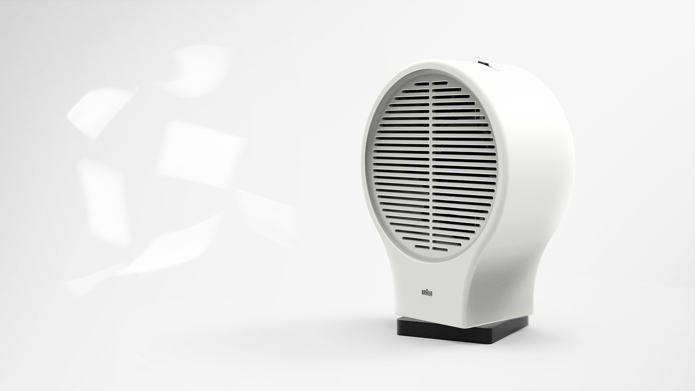 braun，electric fan，Bolang，industrial design，product design，General image，