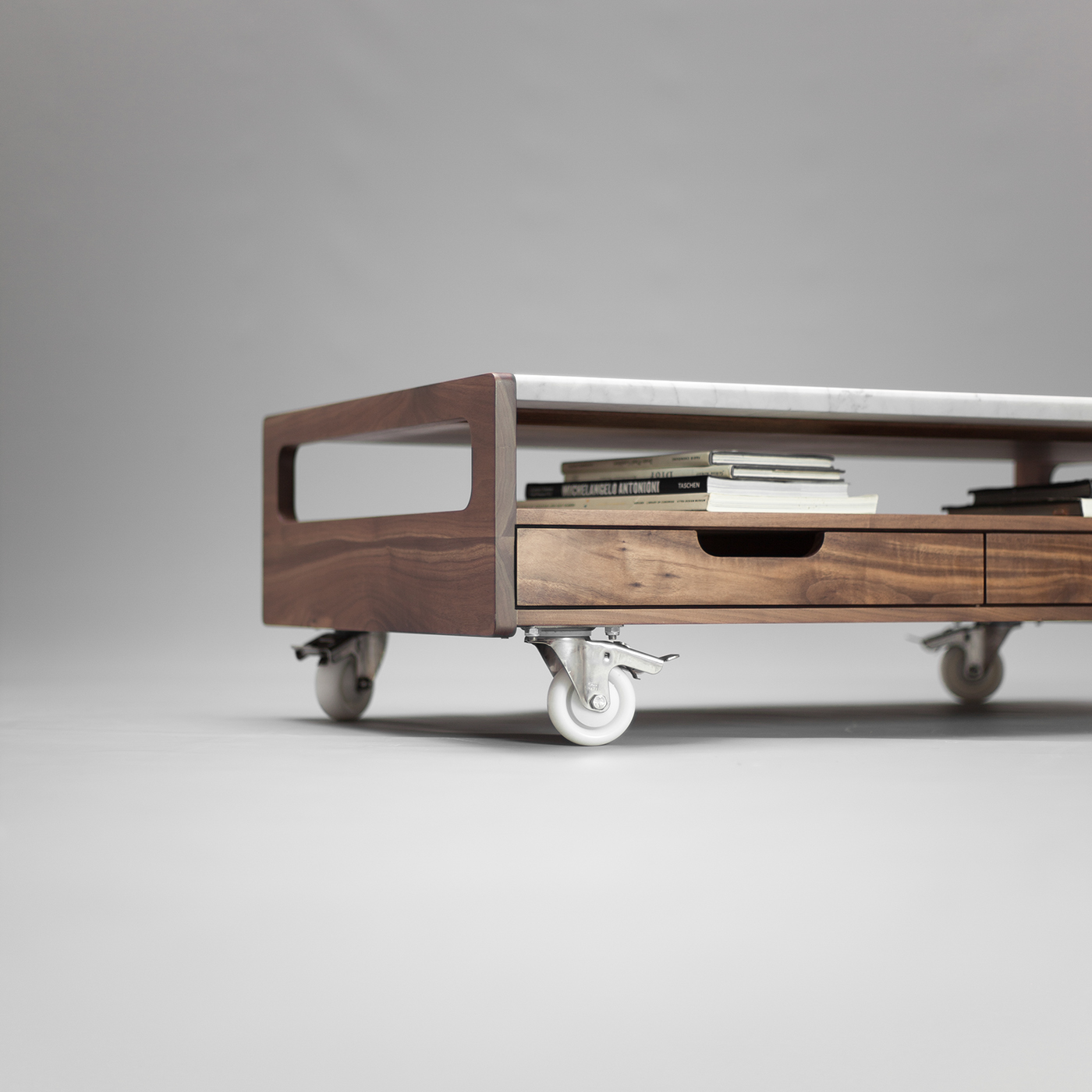 grace，steady，Marble，walnut，collocation，Coffee table，industrial design，