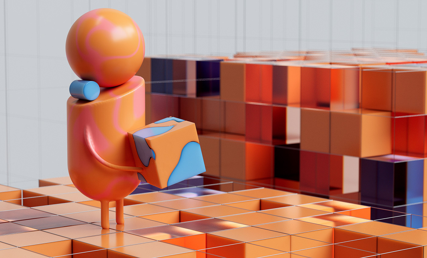 Bird of Paradise，c4d，animation，originality，Digital art，