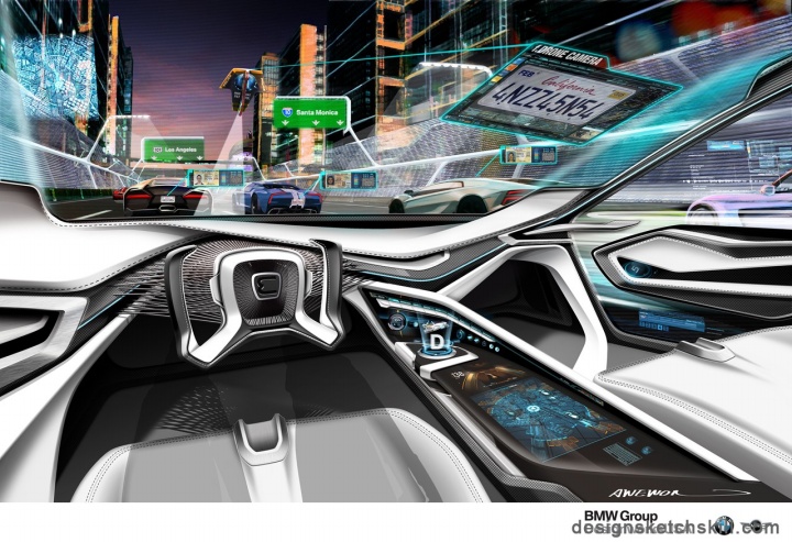 design sketch，Interior design，Automobile design，