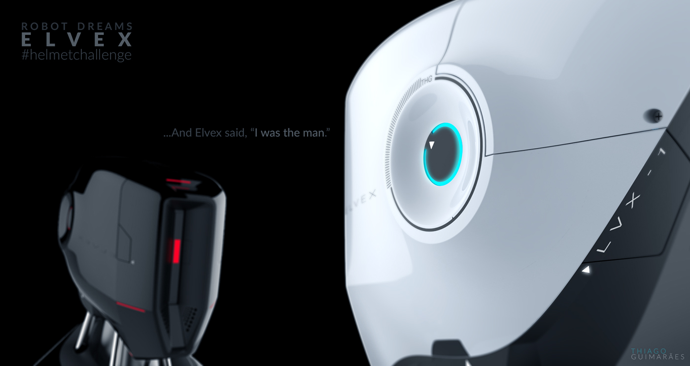 elves，robot，Helmet，intelligence，industrial design，