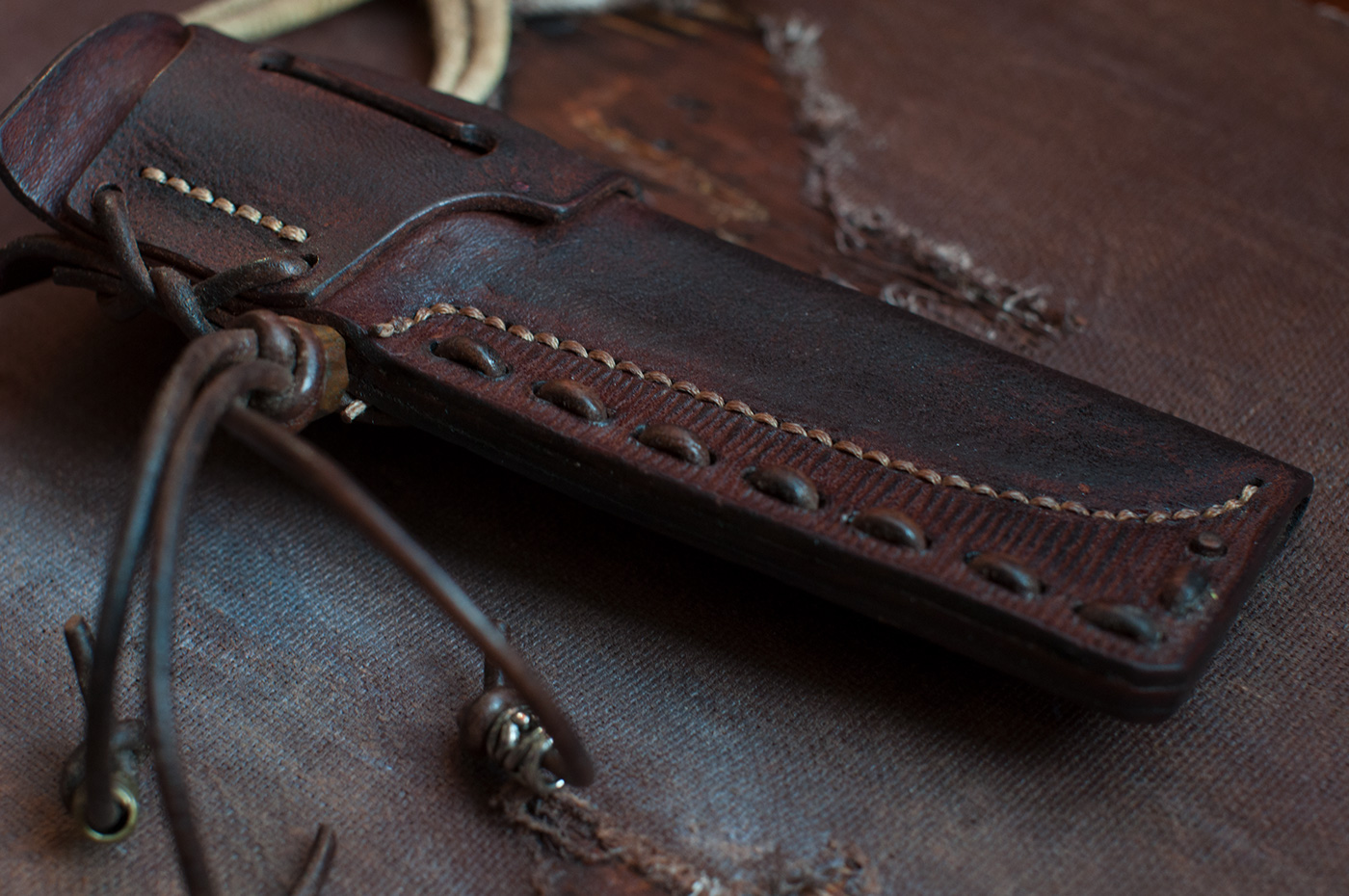 waterproof，stable，ripple，tool，Elk skin rope，Leather material，