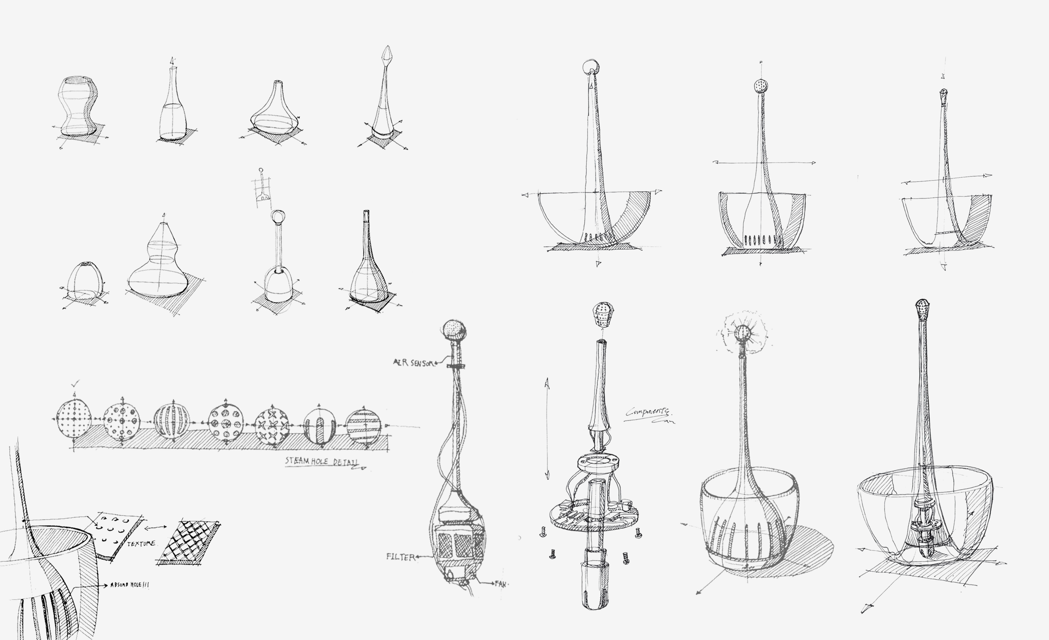 Dandelion，Humidifier，moist，industrial design，General image，