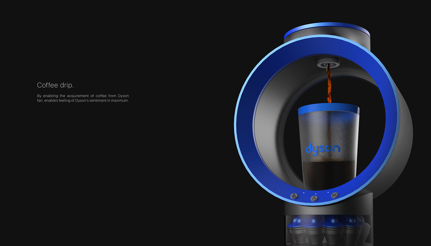 Dyson，Coffee machine，General image，industrial design，product design，