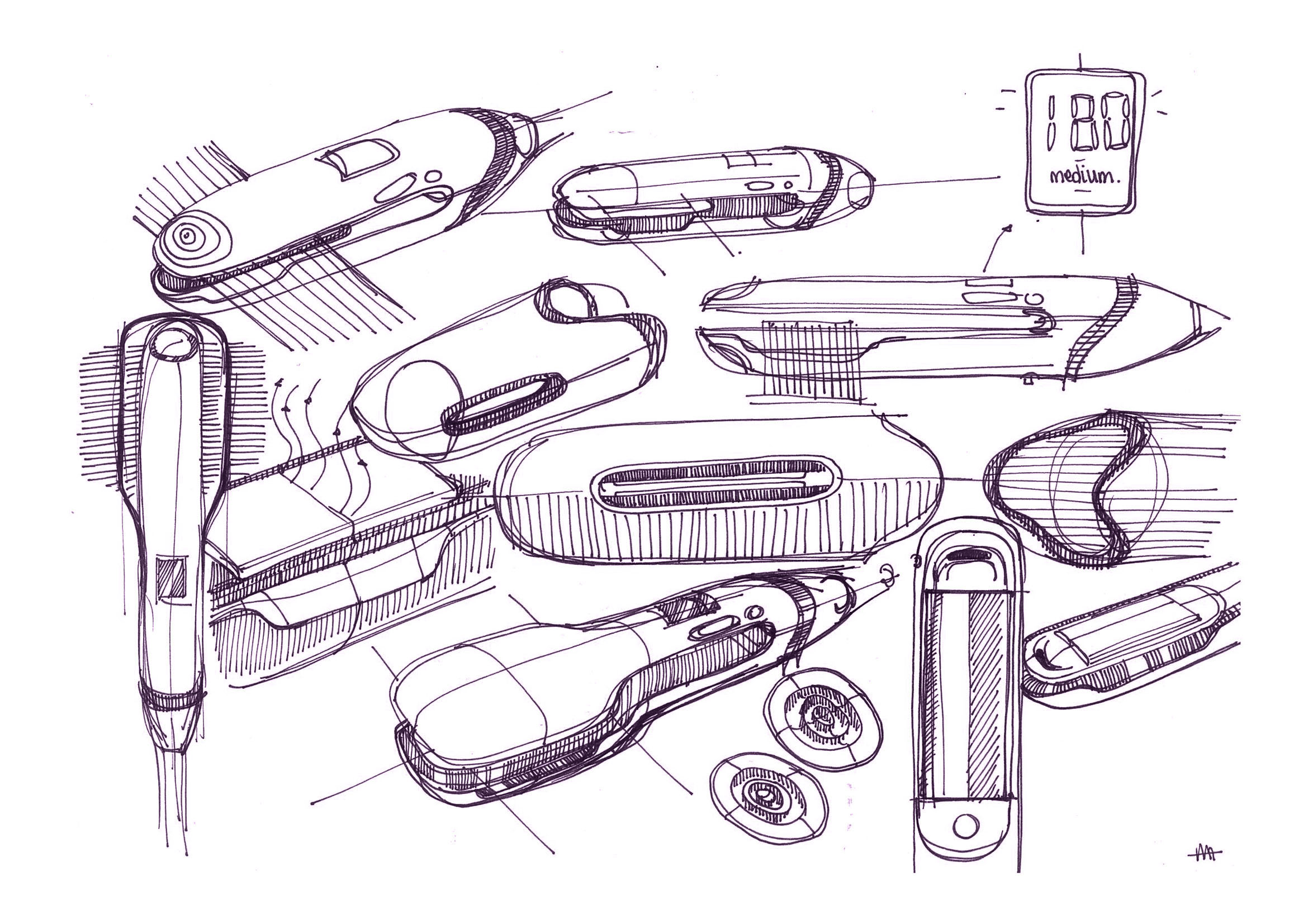 hair straightener，Straight hair，Curly hair，Easy to use，General image，