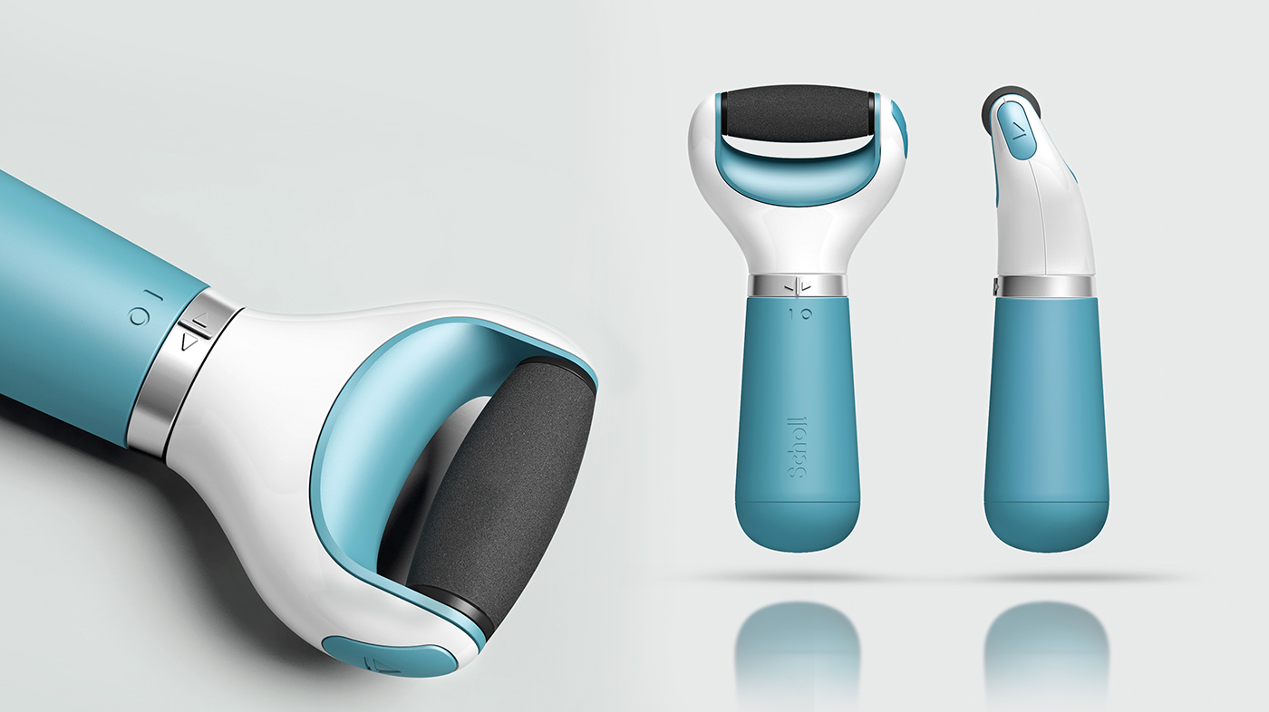 Electric foot grinder，Exfoliating scrub，industrial design，product design，General image，