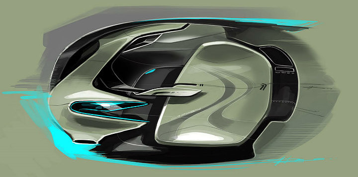 Automobile design，design sketch，