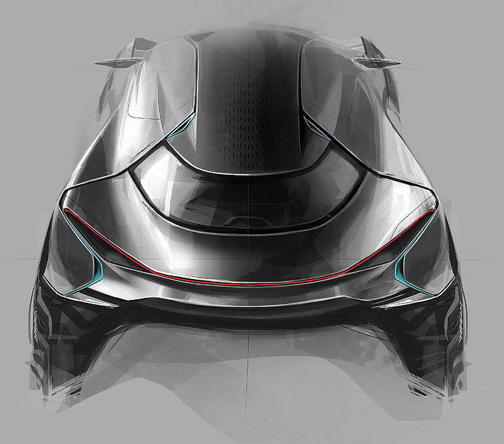 Automobile design，design sketch，