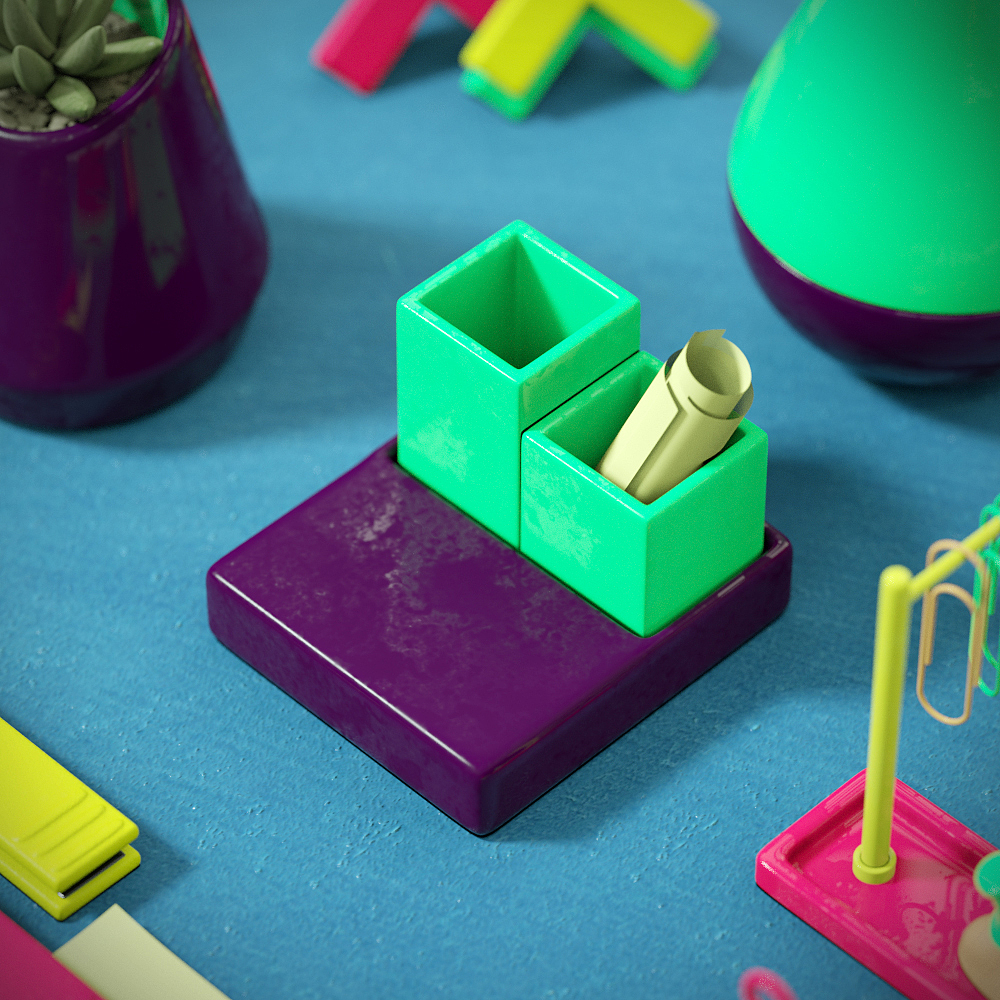 Office Supplies，Stationery，pen，colour，Red with green，Clip，bookmark，pencil case，paper clip，