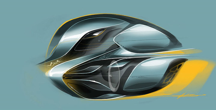 Automobile design，design sketch，