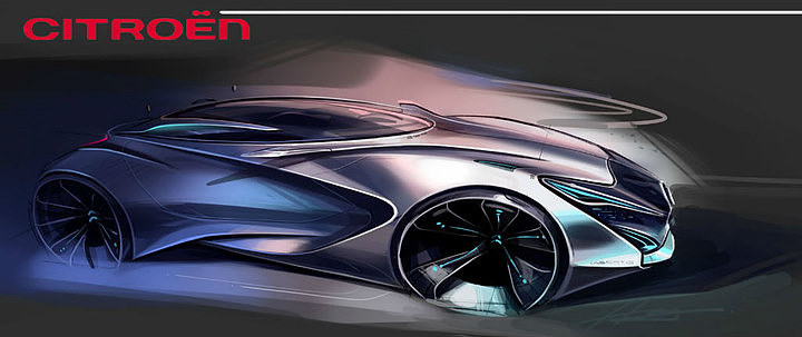 Automobile design，design sketch，