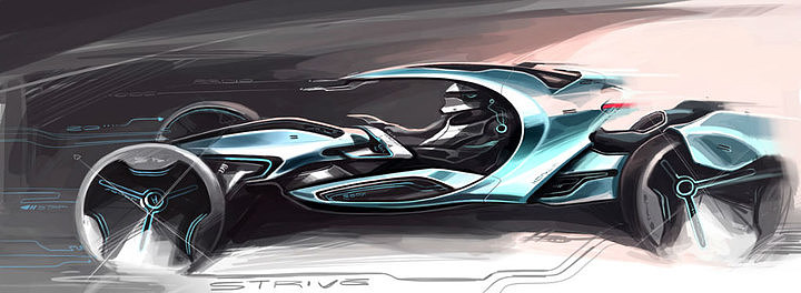 Automobile design，design sketch，