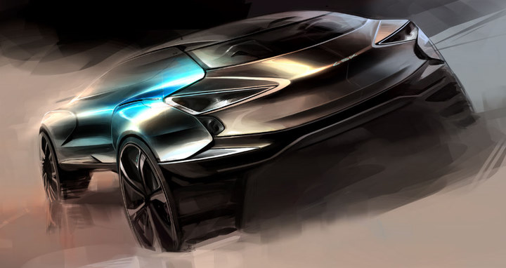 Automobile design，design sketch，