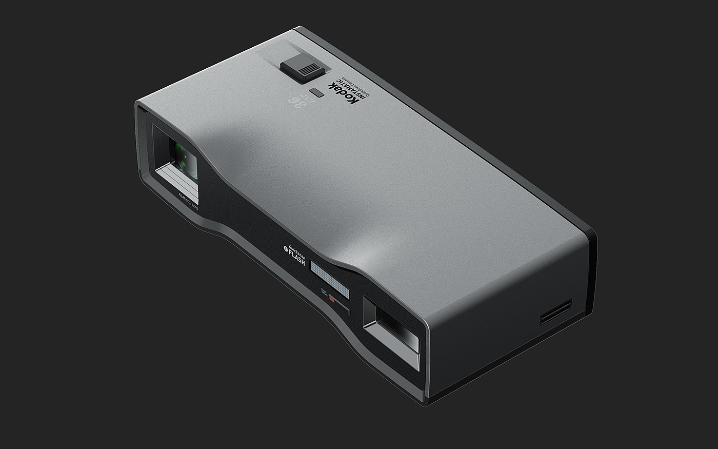 Classic Reprint，Kodak point and shoot camera，camera，Redesign，industrial design，