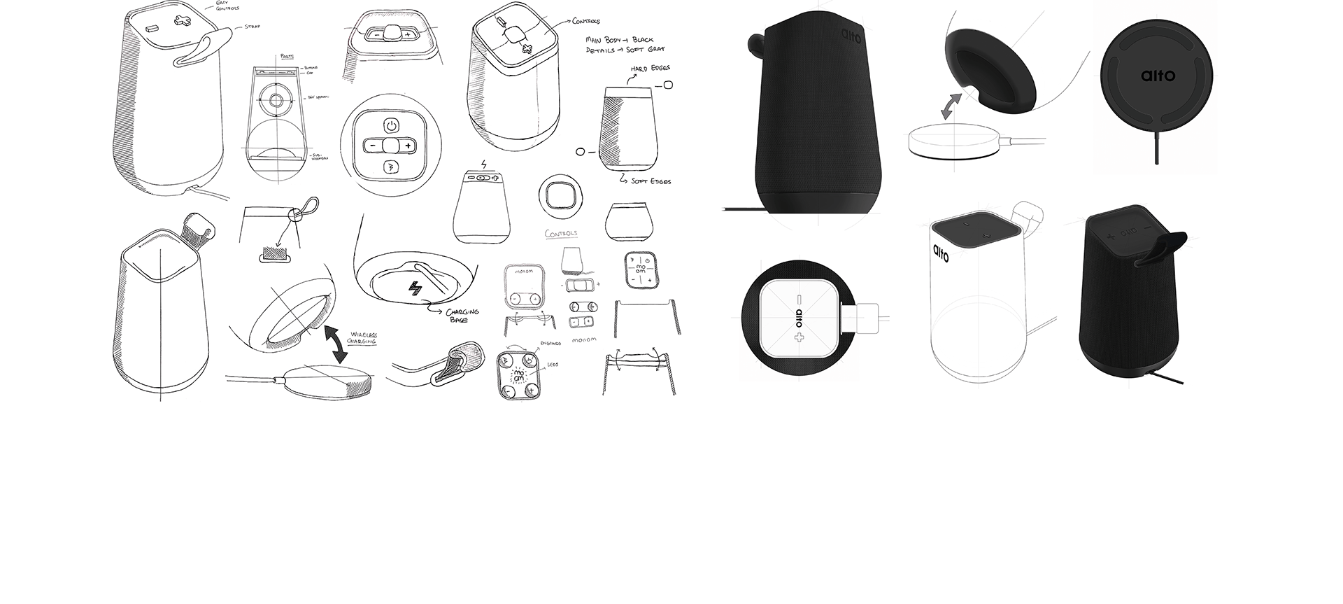 Alto，Smart speaker，Wireless charging，